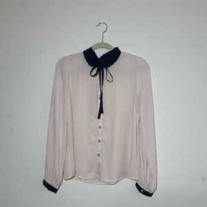 Dirty white and black top from Forever 21